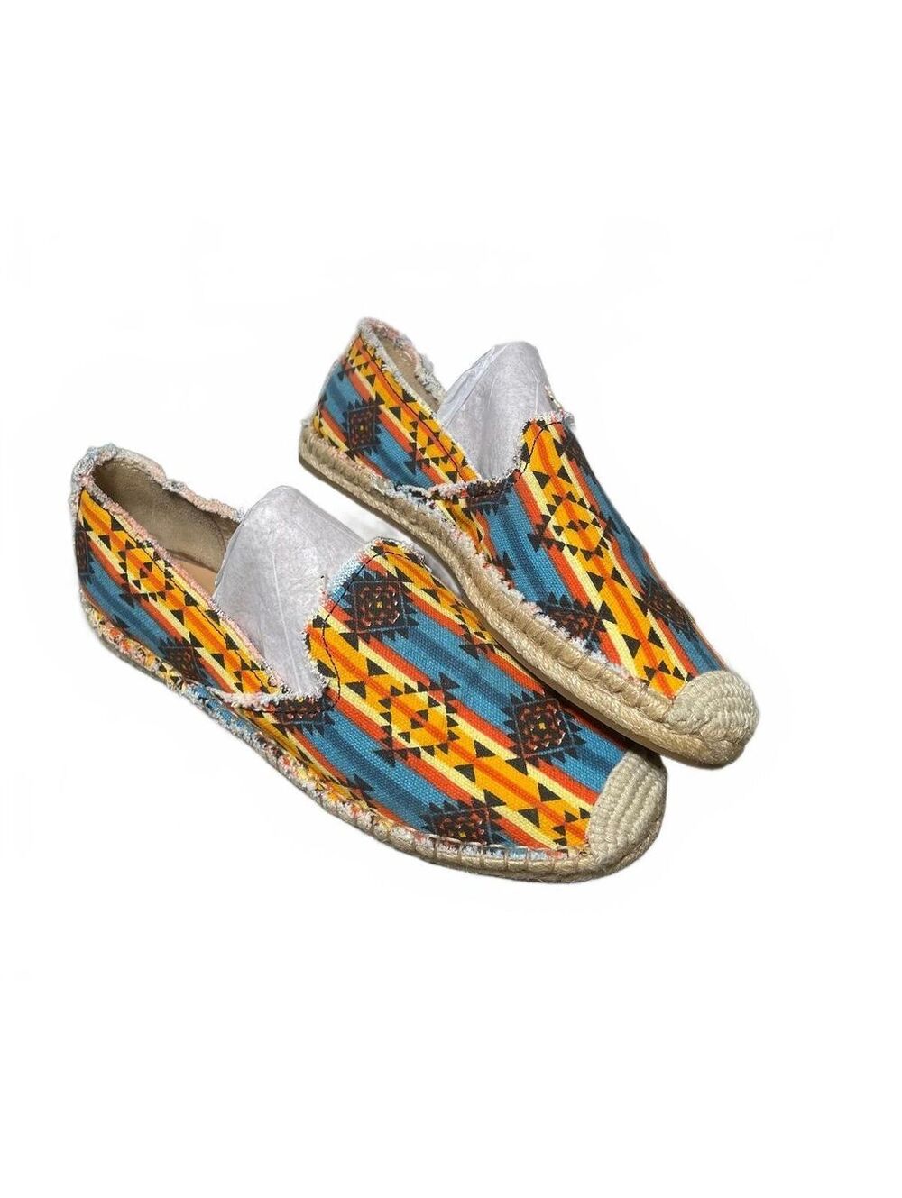 Myra Bright Tribal Flat Slip On Shoes size 8